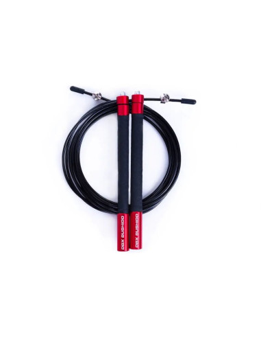 Skakanka aluminiowa z łożyskami, 3-metrowa | czerwona | sk54