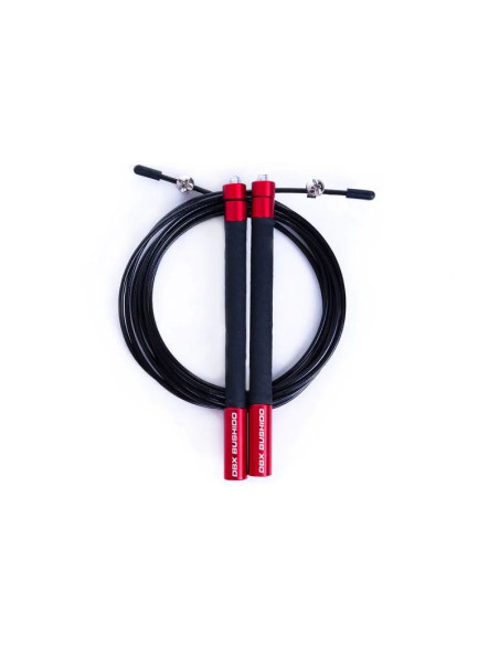 Skakanka aluminiowa z łożyskami, 3-metrowa | czerwona | sk54