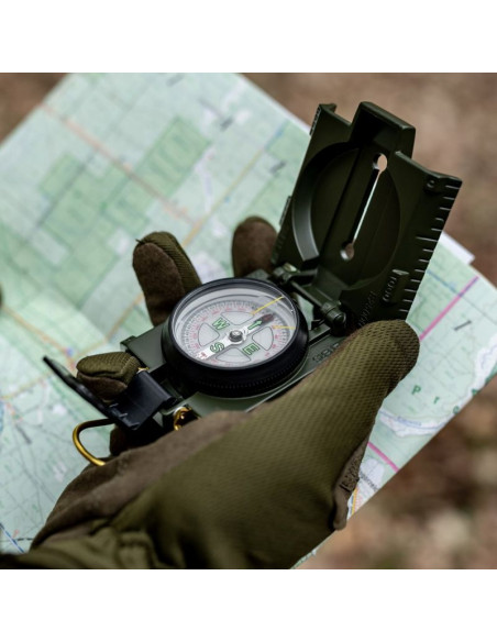 Kompas, busola mil-tec us metal z podświetleniem