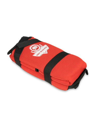 Elastyczne ochraniacze na piszczele m - shinrage red