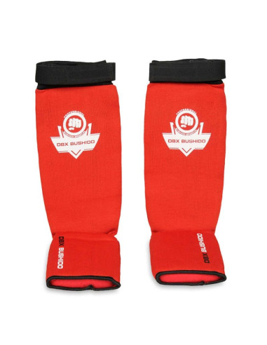 Elastyczne ochraniacze na piszczele m - shinrage red