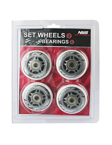 Pu 72x24 82a białe (4 szt.) + abec-7 (8 szt.) zestaw nils extreme