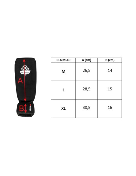 Elastyczne ochraniacze na piszczele m - shinrage blue