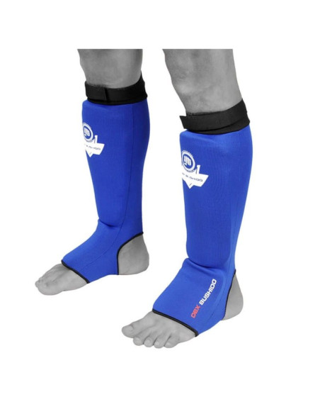 Elastyczne ochraniacze na piszczele m - shinrage blue