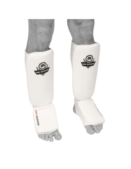 Elastyczne ochraniacze na piszczele m - shinrage white