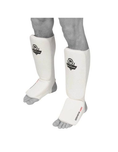 Elastyczne ochraniacze na piszczele m - shinrage white