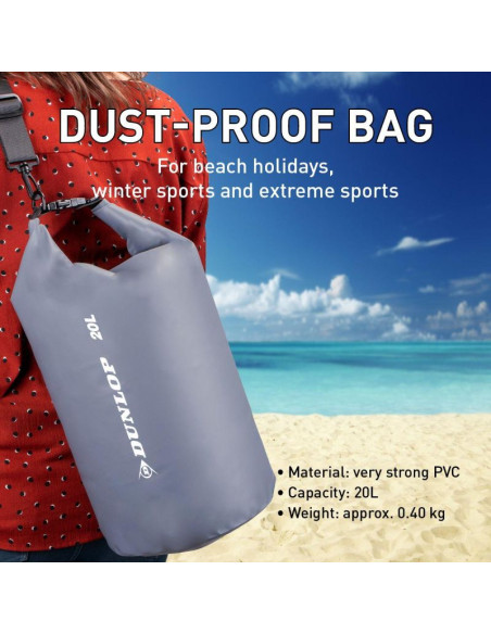 Torba plecak worek wodoszczelny 20 l dunlop