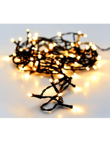 Lampki choinkowe łańcuch świetlny 240 led timer ciepły biały