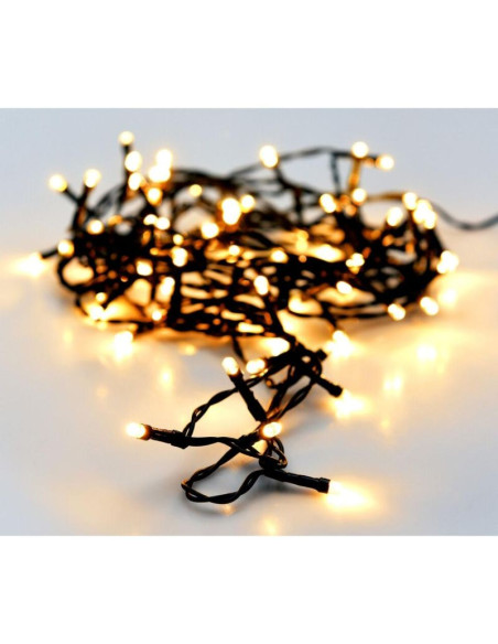 Lampki choinkowe łańcuch świetlny 240 led timer ciepły biały