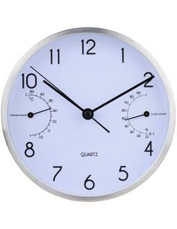 Zegar ścienny lub stolikowy 15x4cm articasa biały