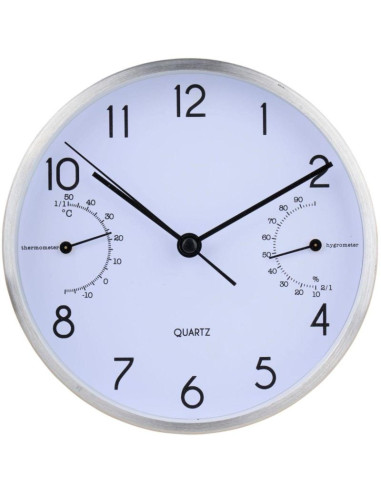 Zegar ścienny lub stolikowy 15x4cm articasa biały
