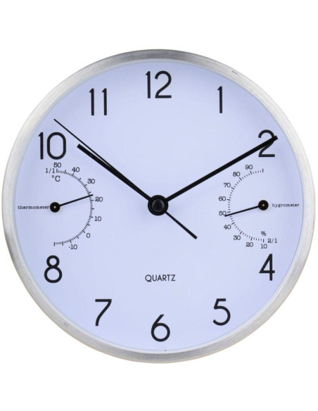 Zegar ścienny lub stolikowy 15x4cm articasa biały