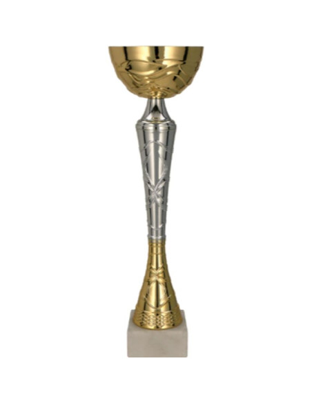 Puchar metalowy złoto-srebrny tuma s