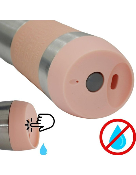 Kubek termiczny turystyczny excellent houseware 350ml różowy