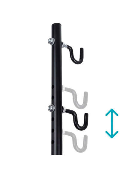 Maclean rowerowy uchwyt serwisowy, stal, max obciążenie 20kg, pasuje do rowerów mtb z kołami do 27,5" mc-434