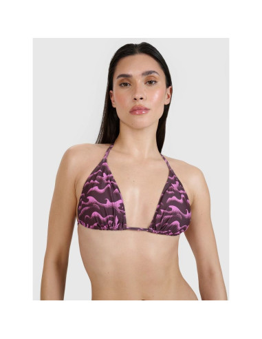 Góra od bikini halter damska 4f 4fwss25ubktf075-50a