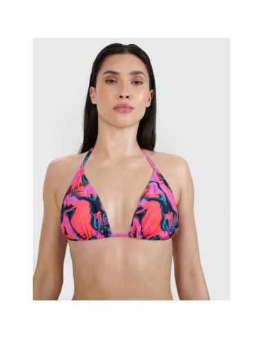 Góra od bikini halter damska 4f 4fwss25ubktf075-54a