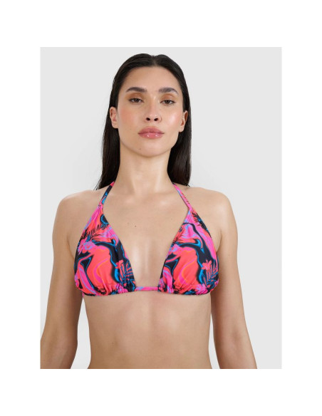Góra od bikini halter damska 4f 4fwss25ubktf075-54a