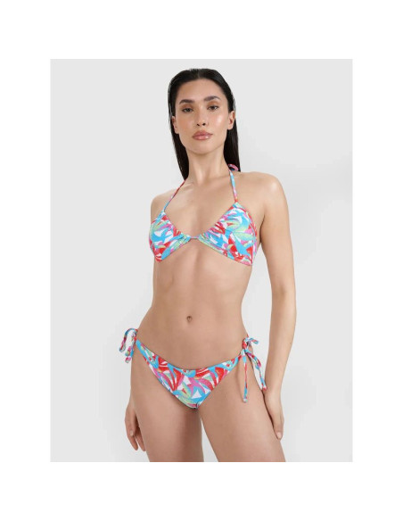 Góra od bikini halter damska 4f 4fwss25ubktf075-90a