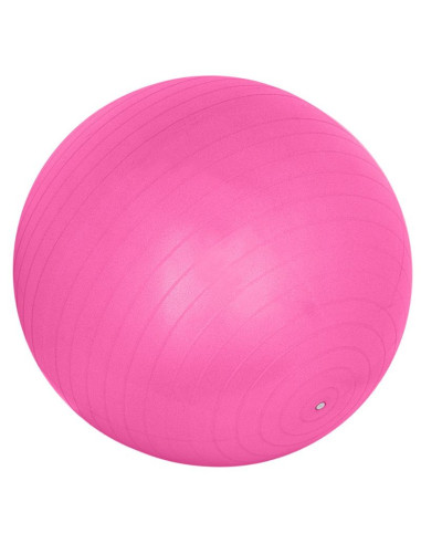 Piłka gimnastyczna do ćwiczeń fitness 75cm antiburst różowa