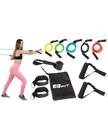 Zestaw 5 gum oporowych do ćwiczeń crossfit eb fit