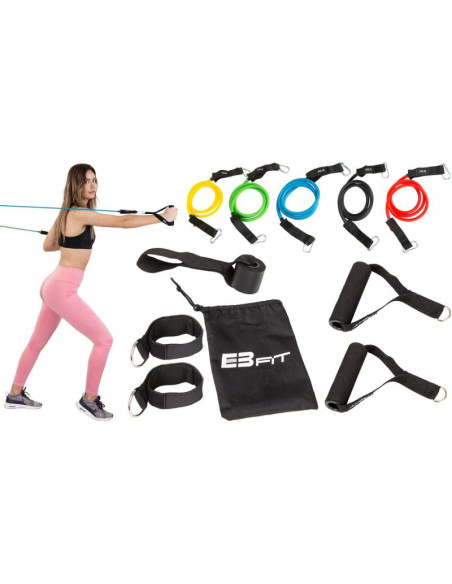 Zestaw 5 gum oporowych do ćwiczeń crossfit eb fit