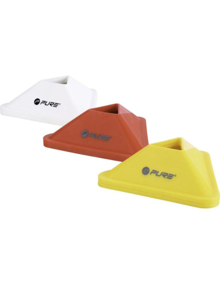 Stożki pachołki znaczniki treningowe 20szt pure 2 improve