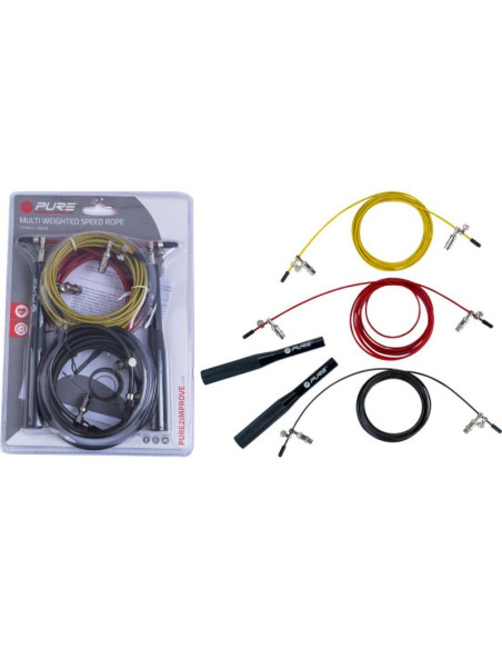 Skakanka z obciążeniem 3w1 wymienne linki pure 2 improwe