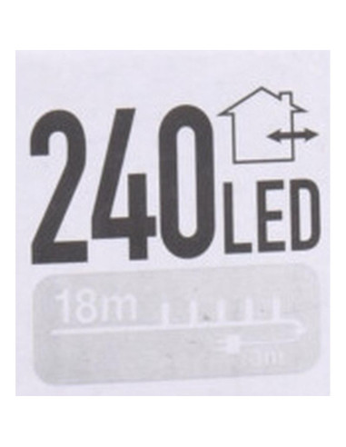 Lampki choinkowe łańcuch świetlny 240 led multikolor