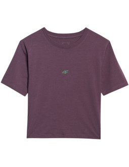 Koszulka damska 4f f2971 ciemny fiolet 4fwaw25ttshf2971 50s 2