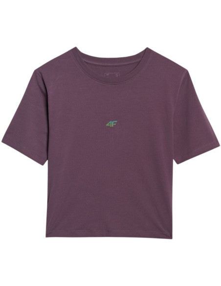 Koszulka damska 4f f2971 ciemny fiolet 4fwaw25ttshf2971 50s