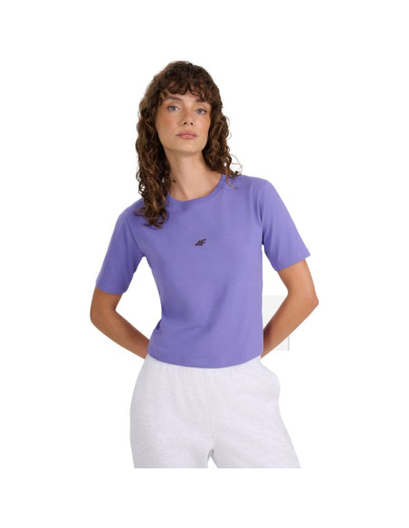 Koszulka damska 4f f2971 fioletowa 4fwaw25ttshf2971 51s