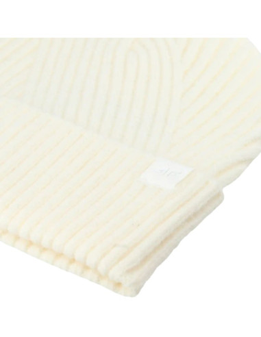 Czapka damska 4f f569 kremowa 4fwaw25acapf569 12s