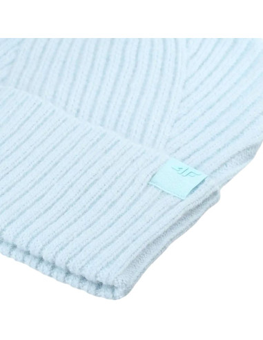 Czapka damska 4f f569 jasnoniebieska 4fwaw25acapf569 34s