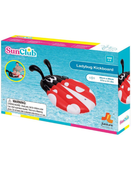 Dmuchana deska do pływania biedronka 95x90cm 35473