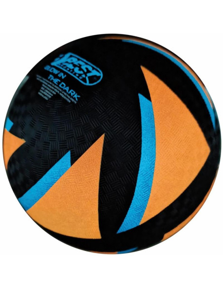 Piłka nożna do gry boso glow in dark best sporting pomarańczowa