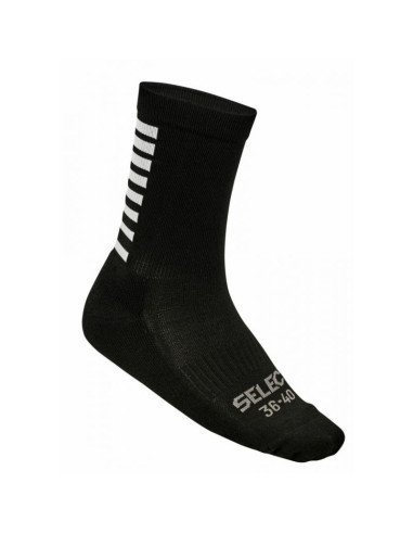 Skarpety piłkarskie treningowe select czarne krótkie