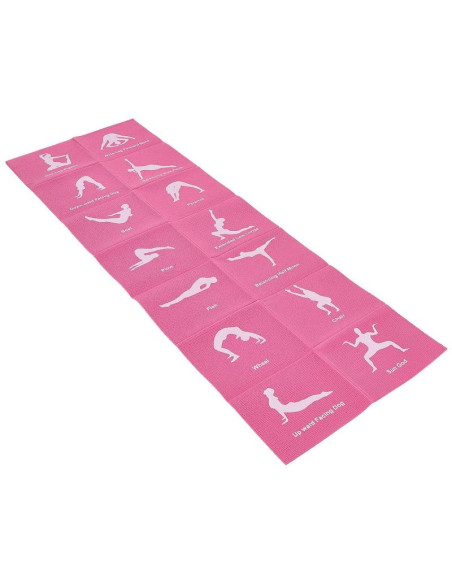 Mata do jogi składana 1700x600x5mm różowa enero fit