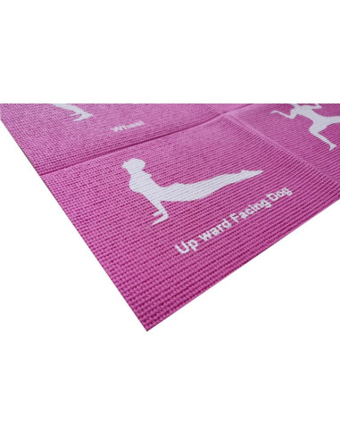 Mata do jogi składana 1700x600x5mm różowa enero fit