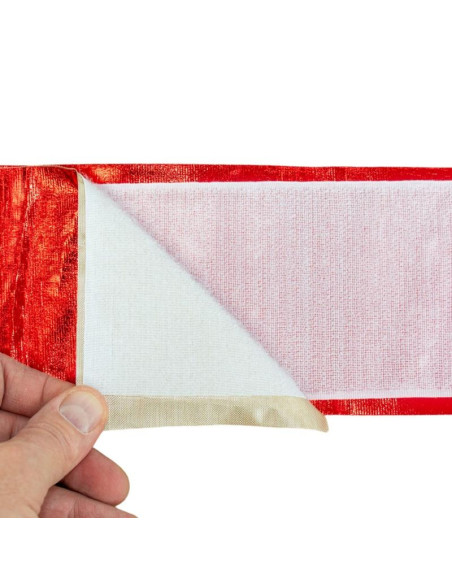 Kokarda na drzwi 33x42cm wstążka czerwona