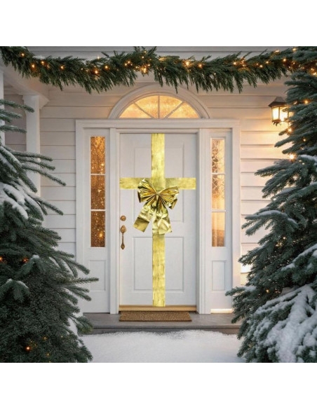 Kokarda na drzwi 33x42cm wstążka złota