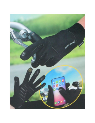 Rękawiczki rowerowe ocieplane touchscreen senior r.xl dunlop