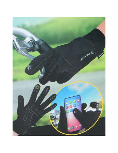 Rękawiczki rowerowe ocieplane touchscreen senior r.xl dunlop