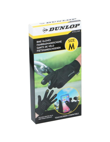 Rękawiczki rowerowe ocieplane touchscreen senior r.m dunlop