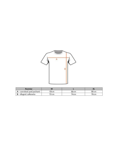 Classic brand red - t-shirt koszulka bawełniana dbx bushido  kt12-xl