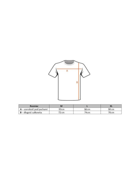 Classic brand red - t-shirt koszulka bawełniana dbx bushido  kt12-xl