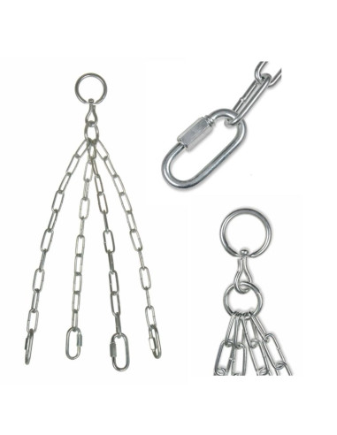 Łańcuch do worka treningowego - zestaw z okrętką i karabińczykami