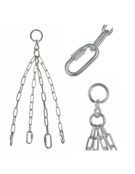Łańcuch do worka treningowego - zestaw z okrętką i karabińczykami