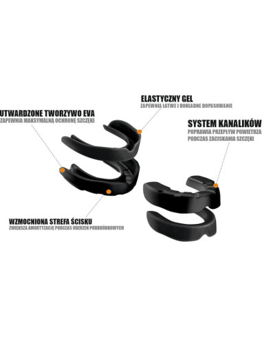 Żelowy ochraniacz na zęby + pudełko - kły | geltech