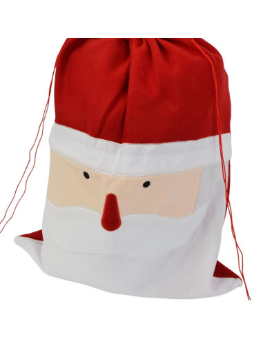 Świąteczny worek na prezent 70x50cm mica - broda